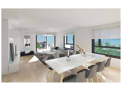 Comprar apartamento T3 com terraço de 117m2 e garagem em localização residencial no Porto fração 1-0