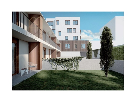 Buy 2 bedroom duplex villa with garage, garden 74m2 and terrace 11m2 in the São Brás Residence, Port