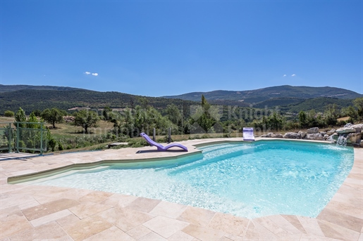Stone property with a pool for sale in the Drôme Provençale