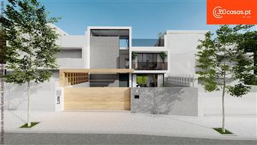 New T4+1 modern villa for sale with swimming pool in Gambelas, Faro