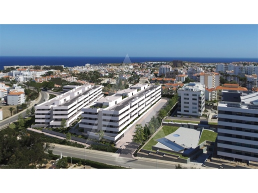 3 bedroom apartment of modern architecture for sale with sea view in Lagos, Algarve