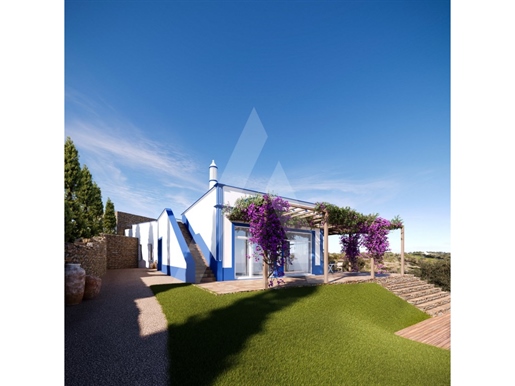 Land with approved construction project for 4 bedroom single storey house with swimming pool