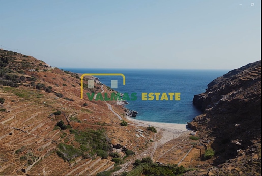 (A Vendre) Terrain utilisable Terrain avec permis de construire|| Cyclades/Andros Chora - 8.854 m²,