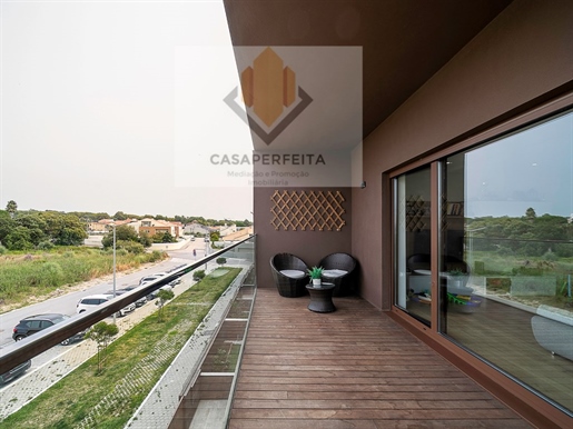 As new Deluxe T3 with Balcony and garage space for 2 cars - Praia de Miramar