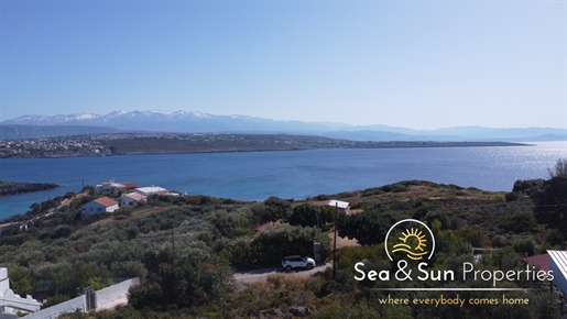 An Amazing Plot with Sea and Mountain Views, in Akrotiri