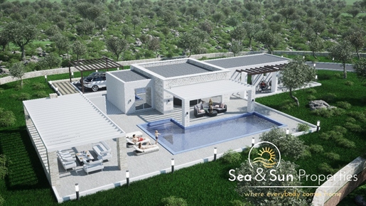 A brand-new project of a villa in Kefalas.