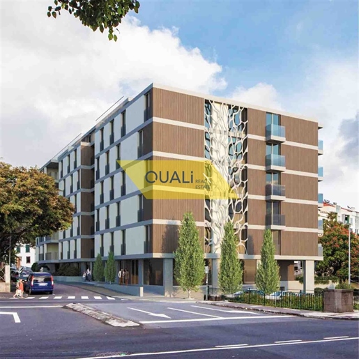 1 slaapkamer appartement in aanbouw in het centrum van Funchal - 300.000,00€