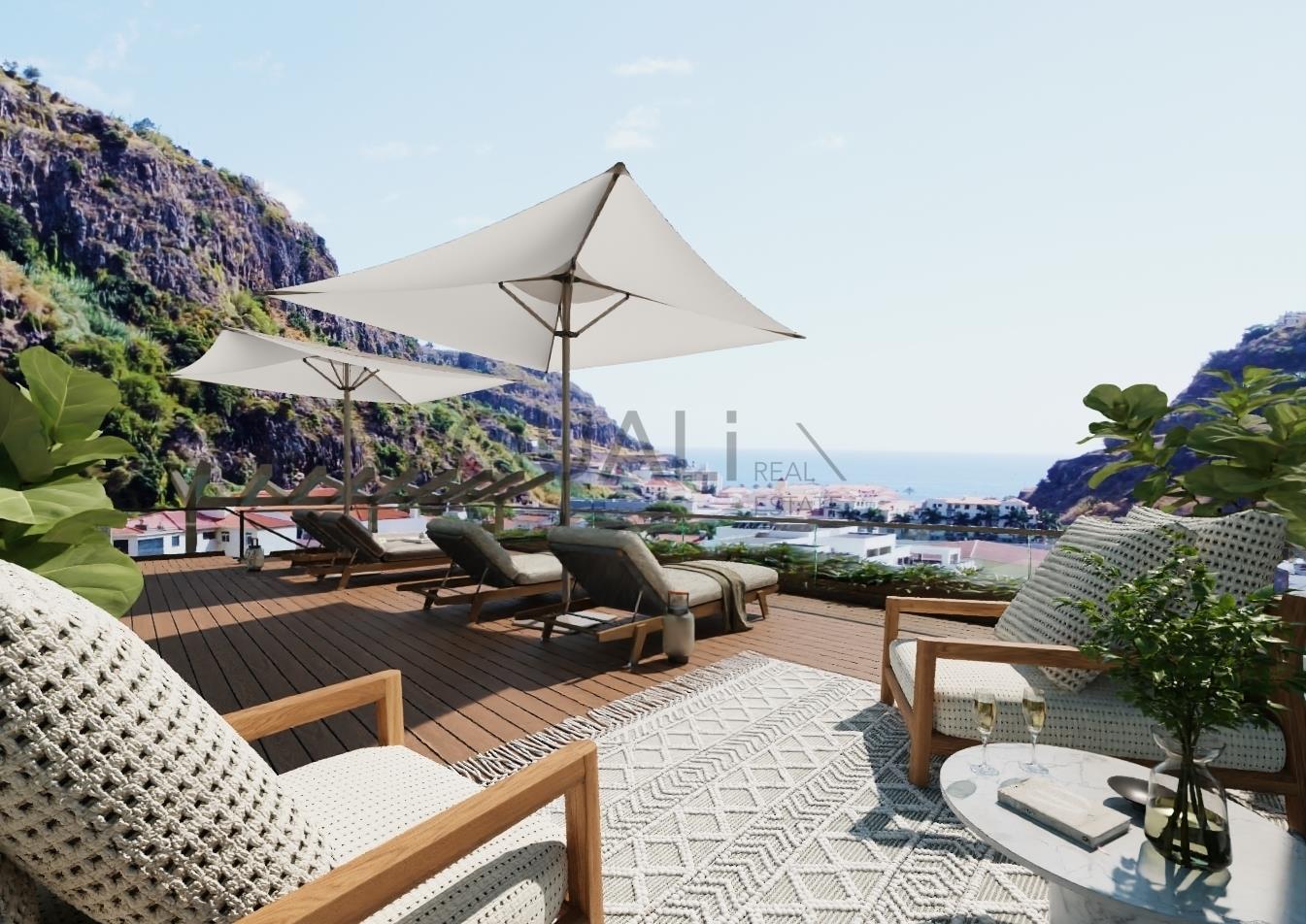 Appartement 1 chambre en construction dans le centre de Ribeira Brava, Madère - 380 000,00 €