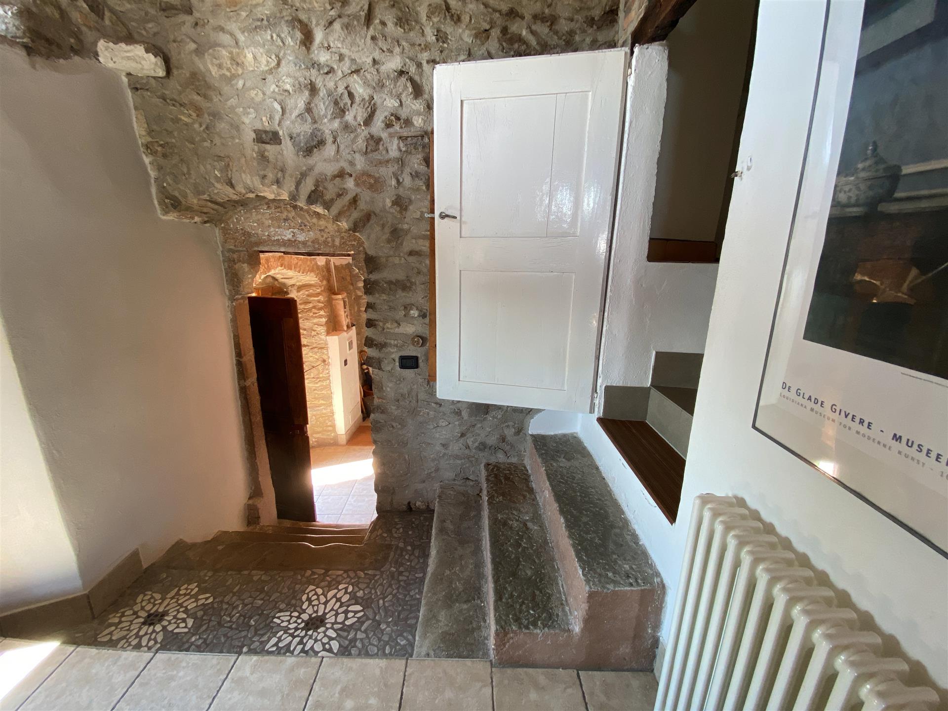 Historic stone house with garden