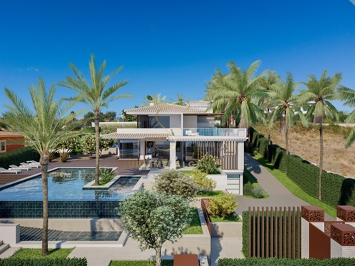 Villa avec vue mer à Porto de Mós, à Lagos, Algarve.