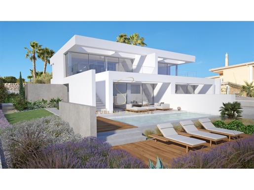 Nouvelle villa avec vue sur la mer à Praia da Luz, Lagos, Algarve