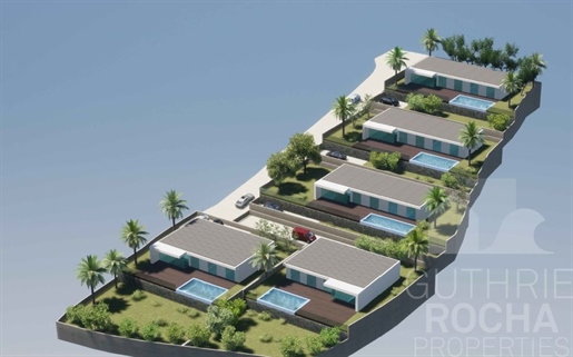 Plot with incredible project for 5 villas