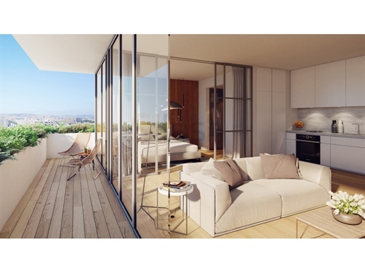 Nouvel appartement 1 chambre avec balcon - Amoreiras