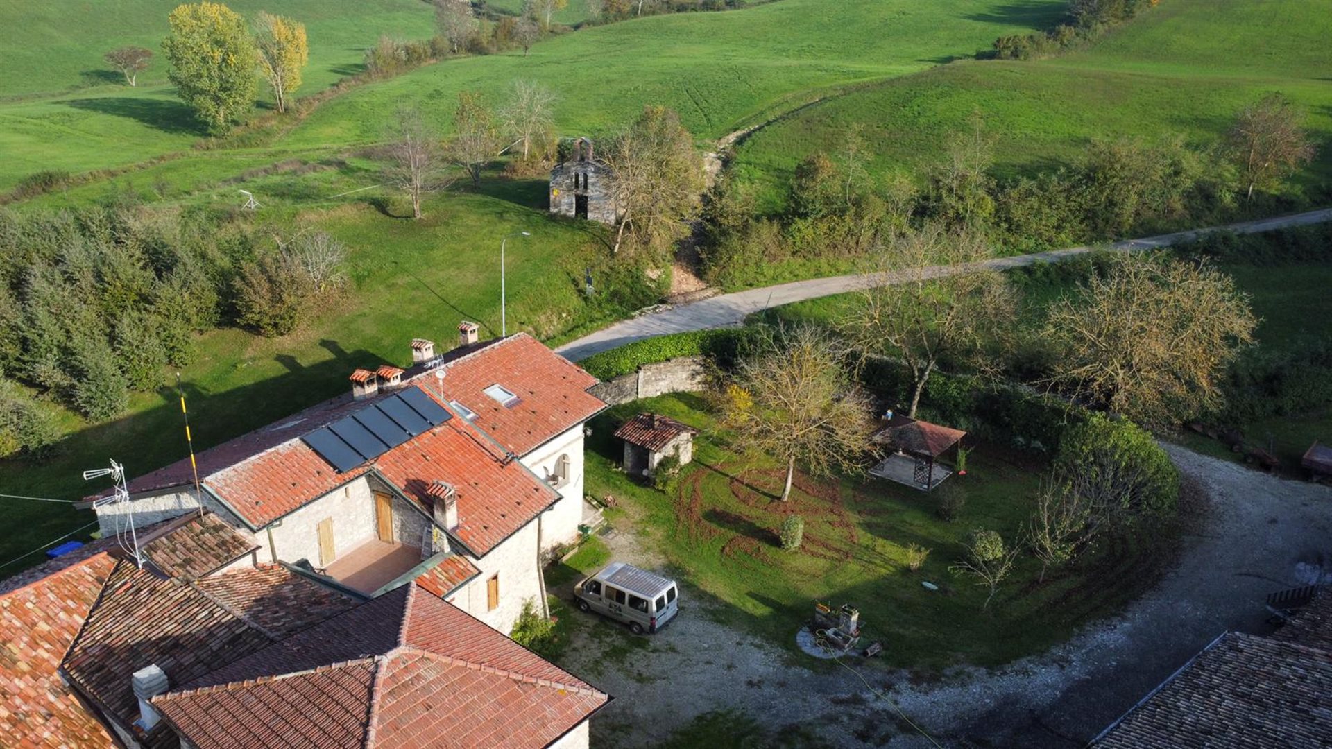 Historic Hermitage from the 15th Century in the Parma HillsHistoric Hermitage from the 15th Century 