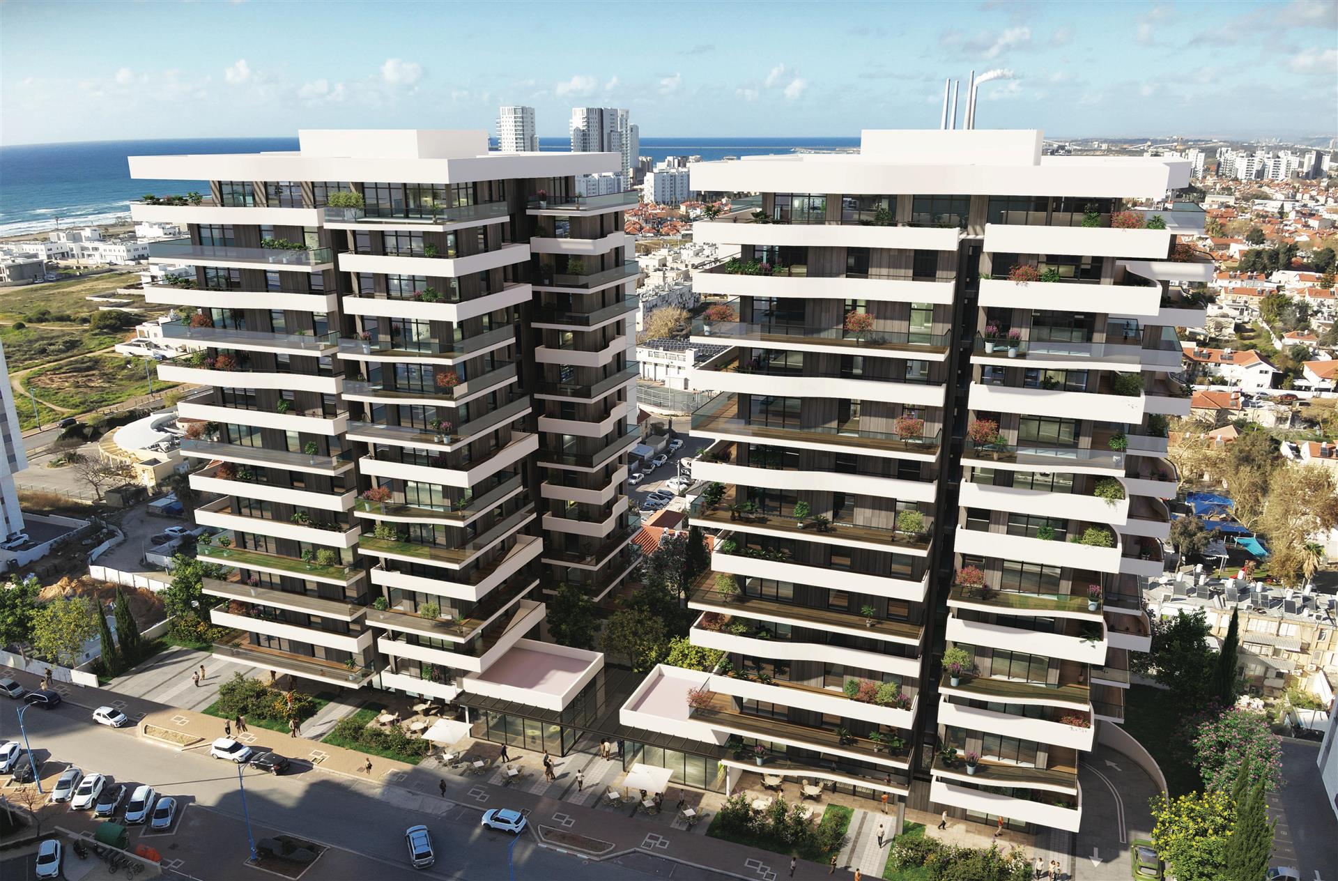 Luxury Seaside Seaview Apartments New Development- Hadera 