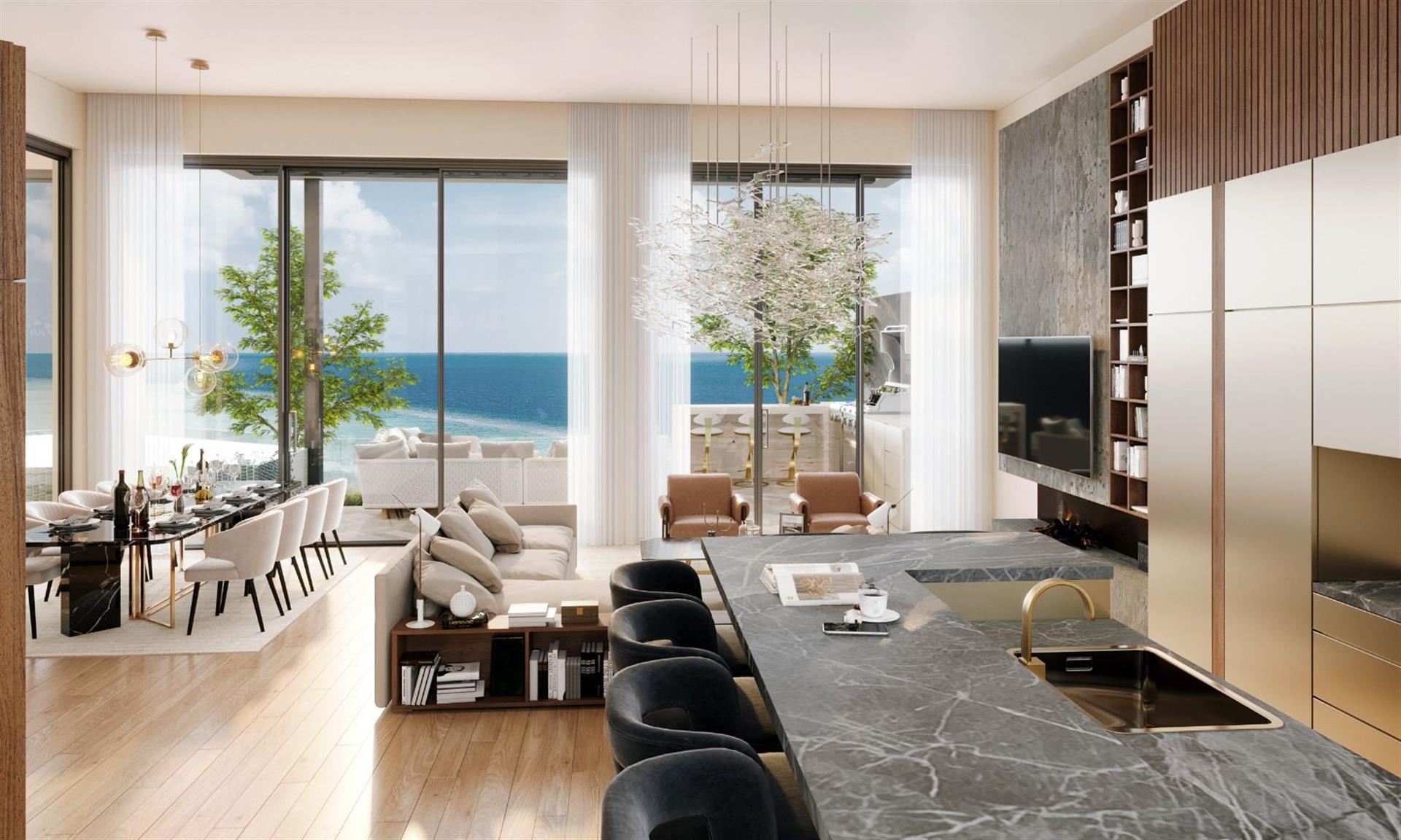 Penthouse For Sale On The Sea In Netanya With Pool 