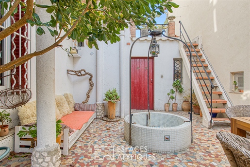 Real estate complex comprising a charming house and 2 apartments