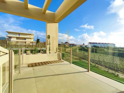 New 3 Bedroom Villa with Balcony, Garage and Pool in Condominium near Areia Branca Beach