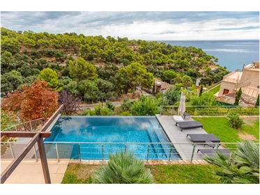 Geräumige moderne Villa mit exzellentem Meerblick in Tossa de Mar