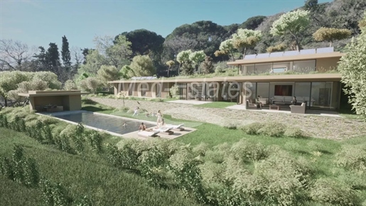 Laatste bouwkavel met vergunning - moderne, ecologische villa met zeezicht
