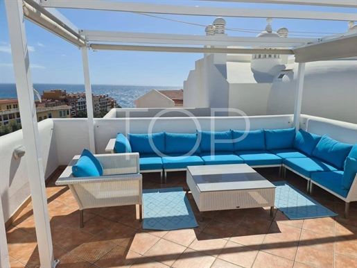 Stunning top floor duplex apartment with ocean view for sale in Playa Paraiso