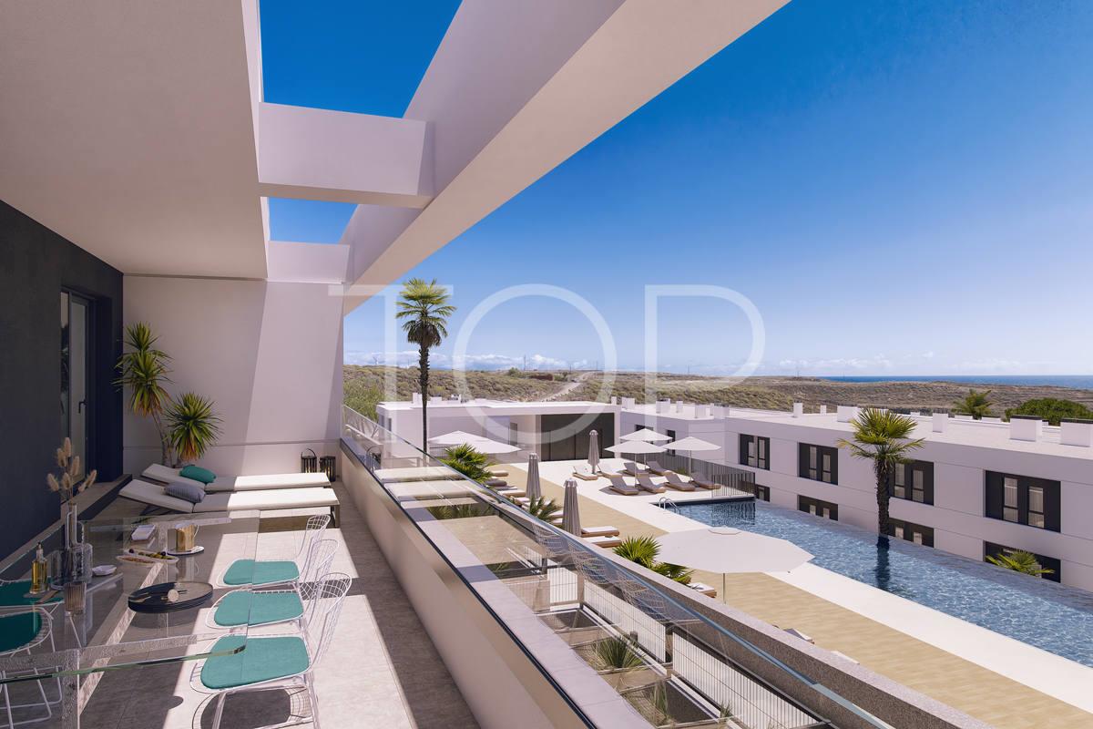 Exclusive brand new two-bedroom apartment with garden in Ancor Ii in Abades, Tenerife