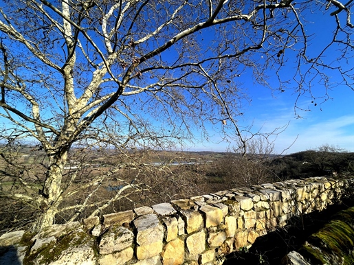 Vente terrain constructible coeur de village, vue - Puymirol