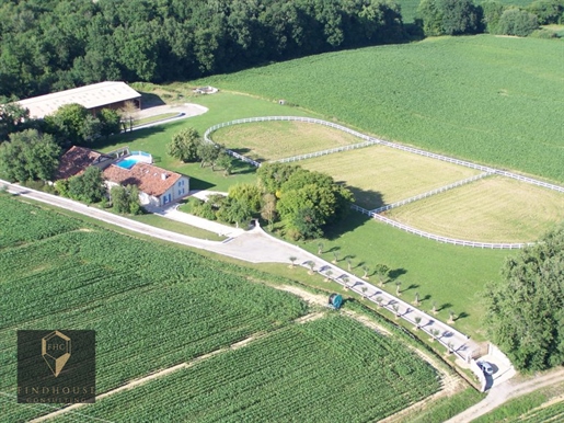 Eigendom Gersoise - 10 kamers - 380 m2 - zwembad - hangar - Gîte - vrijstaand