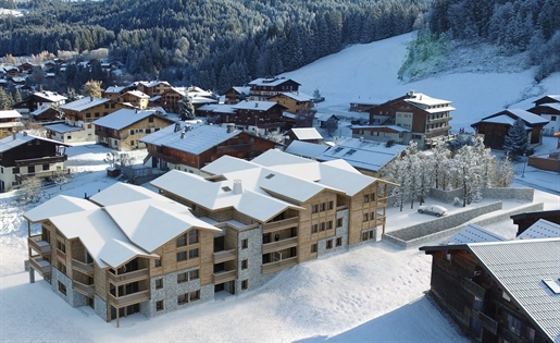 Ski in and out off plan 3 bedroom apartments for sale in Les Gets
