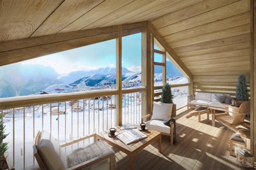 Ski in and out luxury 4 bedroom duplex penthouse apartment seconds from the Bergers ski lifts (A)
