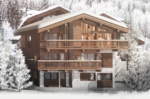 3 bedroom off plan ski in and out apartments for sale in Courchevel Le Praz