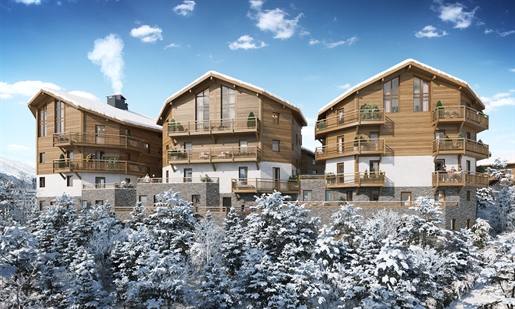 Amazing 2 bedroom off plan apartments for sale in Alpe d'Huez steps from the cable car (A)