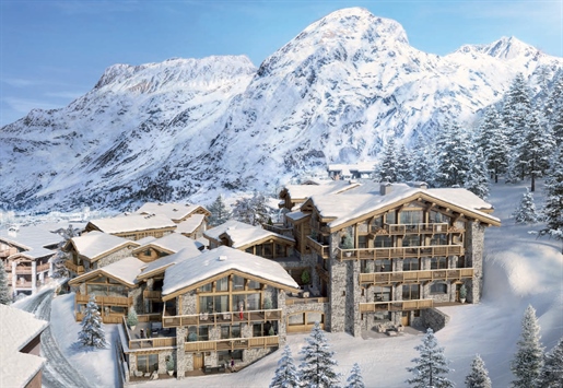5 bedroom South facing Duplex apartment next to the slopes in private hamlet development