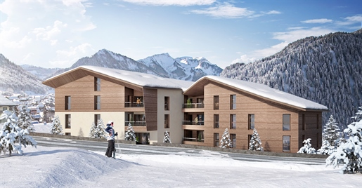4 bedroom off plan apartments for sale in Chatel just 150m from the lift with stunning views