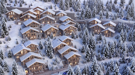 3 bedroom luxury off plan duplex apartments for sale Meribel just 150m from the ski lift