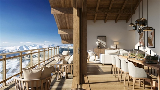 Outstanding 4 bedroom luxury off plan Ski In apartments for sale in Alpe d'Huez (A)