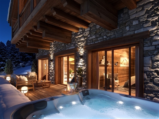 Outstanding off plan ski in ski out 5 bedroom apartments located in sunniest area in Meribel (A)