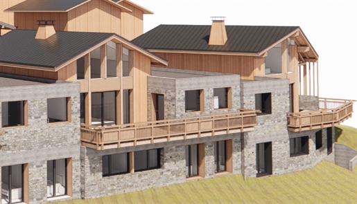 Luxury off plan 5 bedroom chalet to be built in Vaujany with outstanding views (A) (Ap)