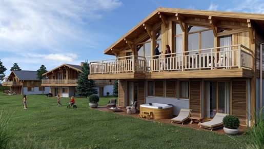 Brand new off plan detached 4 bedroom chalet with integral garage for sale in Chamonix (A)