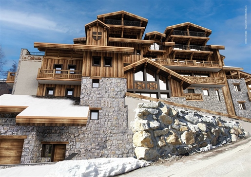 Brand new off plan 4 bedroom duplex penthouse apartments for sale in Val d'Isere (A)