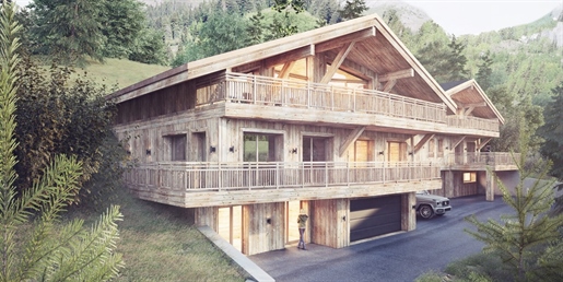 South facing off plan 4 bedroom chalet for sale in Les Gets 5 minutes from the centre (A)