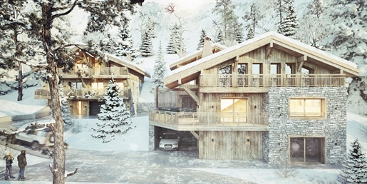South facing off plan 4 bedroom chalet for sale in Les Gets 5 minutes from the centre (A)