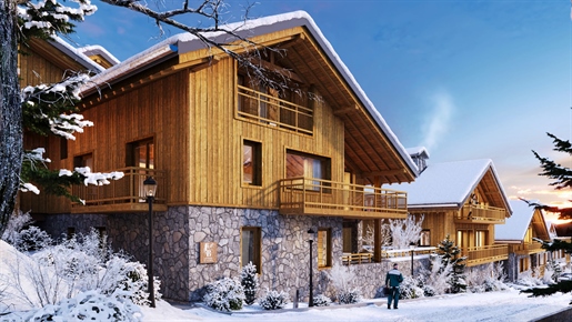 Brand new off plan 4 bedroom chalet for sale just 700m from the Olympe cable car
