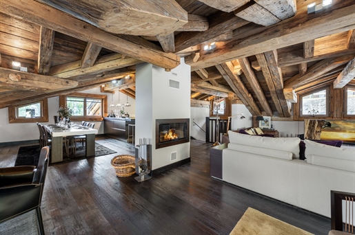 Extraordinary 5 bedroom chalet with breathtaking views just a few steps to ski in and out (A)