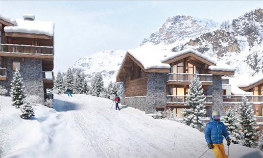 Spectaculaire quadruplex de 7 chambres à vendre à Val d’Isère