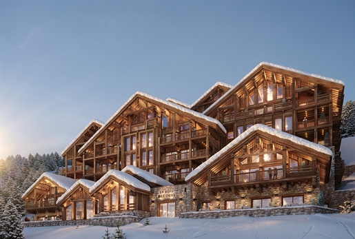 Outstanding off plan piste side ski in and out 7 bedroom triplex penthouse 333m2 apartment (A)