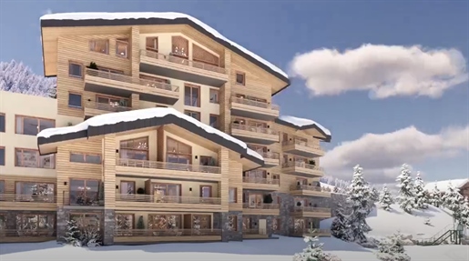 4 bedroom ski in and out off plan penthouse apartments for sale in Notre Dame de Bellecombe (A)