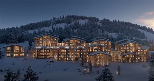 4 bedroom ski in and out off plan penthouse apartments for sale in Notre Dame de Bellecombe (A)