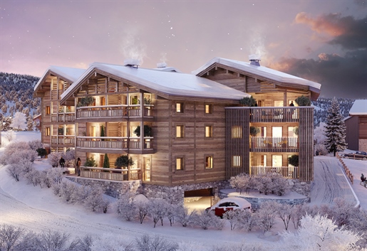 Appartements de 2 chambres sur plan dans un superbe emplacement skis aux pieds à vendre aux Gets