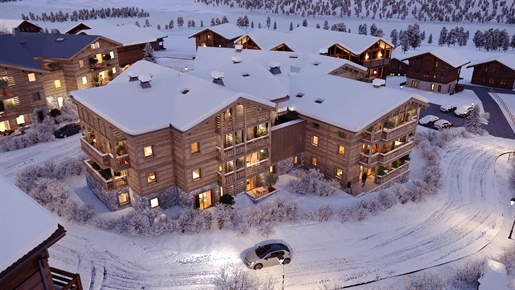 Off plan 2 bedroom apartments in a superb ski in and out location for sale in Les Gets